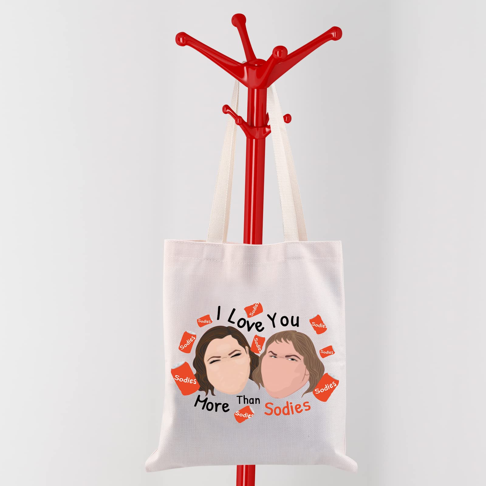 CMNIM 1000 Pound Sisters Merchandise Amy And Tamm-y Tote Bag I Love You More Than Sodies Comedy Gift for Family and Friends (Sodies Tote Bag)