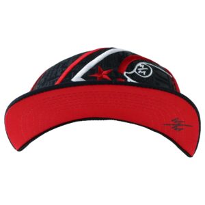 Metal Mulisha Men's Ghost Flex HAT, Black Red, L/XL