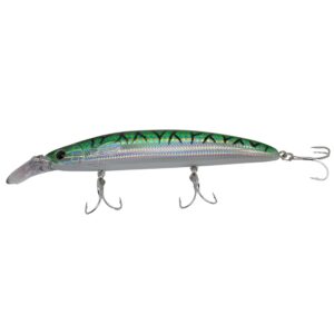 battlestar 115 jerkbait, glow green mack