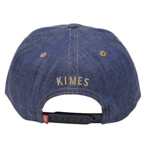 Kimes Ranch Unisex Weekly Tall 5-Panel Adjustable Snapback Hat Denim