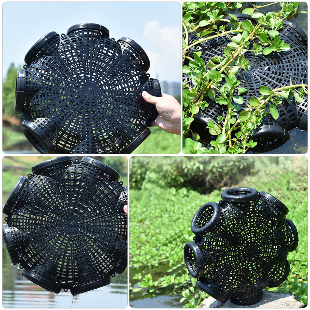 BESPORTBLE Yellow EEL and Shrimp Cage: Lobster Shrimp Cage Fishing Bait Case Shrimp Cast Net