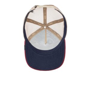 Goorin Bros. Mesh Trucker Cap, Indigo The Freedom Eagle, One Size