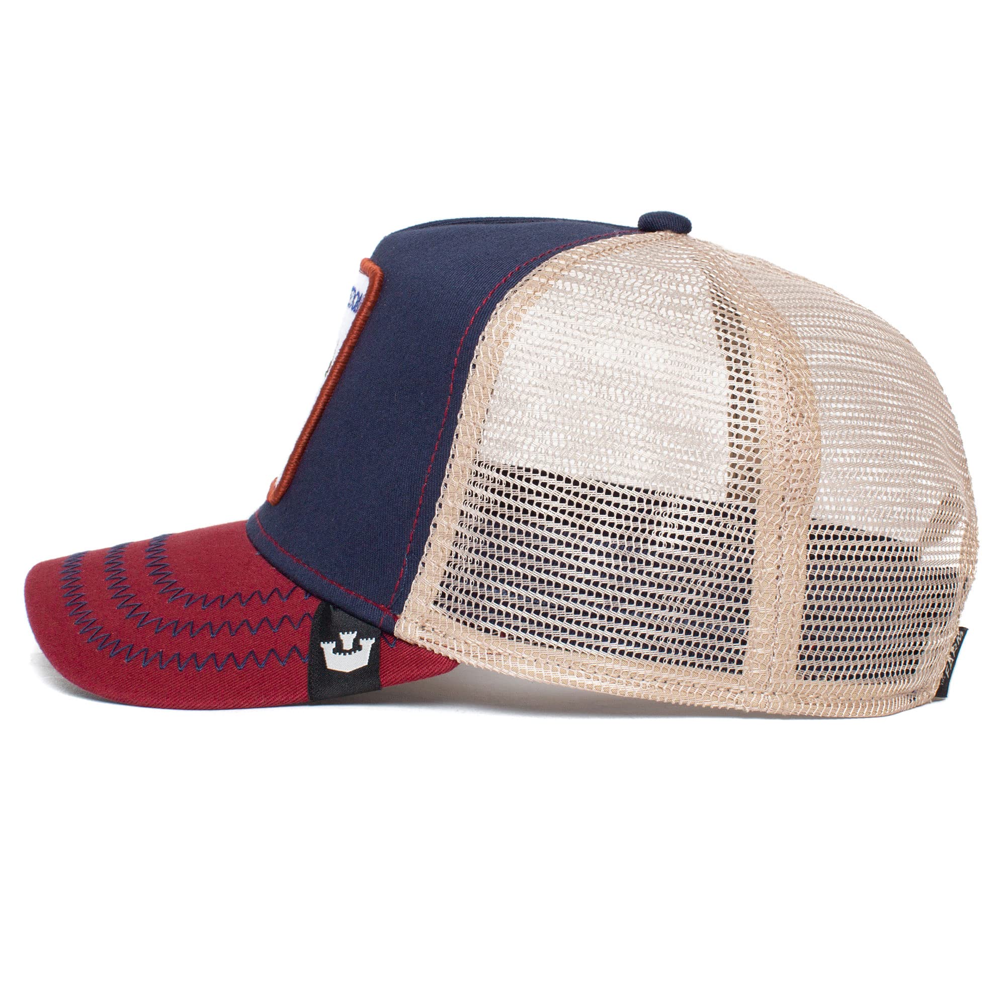 Goorin Bros. Mesh Trucker Cap, Indigo The Freedom Eagle, One Size