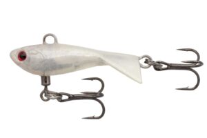 eurotackle z-darter v2 micro 1" 1/16oz ice fishing & panfish rattle jigging minnow lure (albiglow (glow))