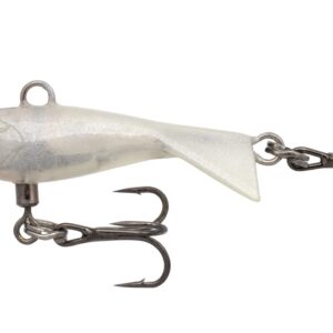 Eurotackle Z-Darter V2 Micro 1" 1/16oz Ice Fishing & Panfish Rattle Jigging Minnow Lure (Albiglow (Glow))