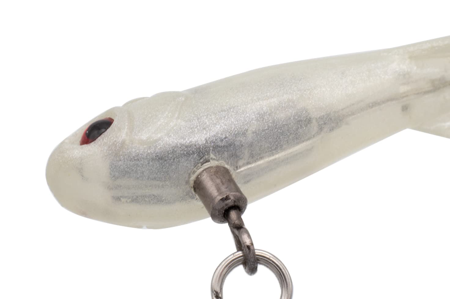 Eurotackle Z-Darter V2 Micro 1" 1/16oz Ice Fishing & Panfish Rattle Jigging Minnow Lure (Albiglow (Glow))