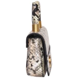 GUESS Nell Micro Mini Flap, Natural Python