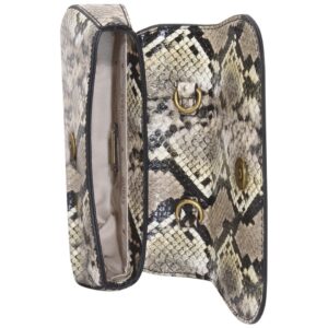 GUESS Nell Micro Mini Flap, Natural Python