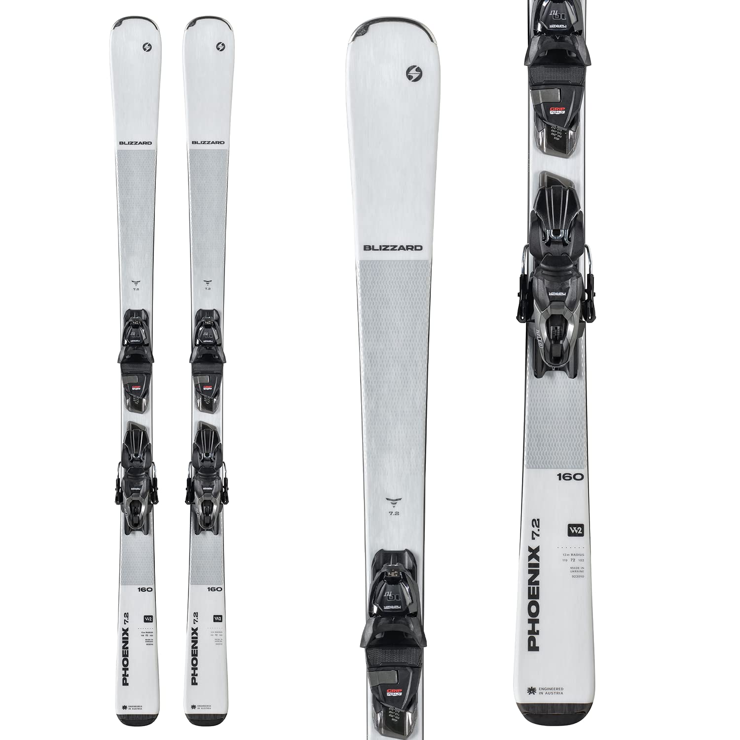 2023 Blizzard Phoenix 7.2 Women's Skis w/ Marker TLT 10 Bindings (167)