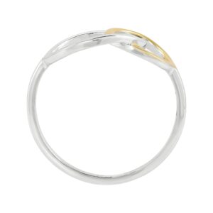 Silpada 'Pagosa' Sterling Silver and 14K Yellow Gold Plating Ring, Size 11, Size 11