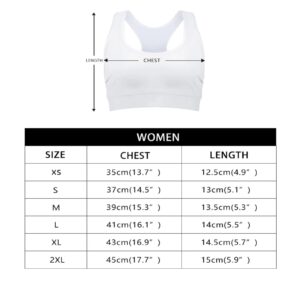 Forchrinse Cute Snowman Women’s Christmas Sports Bra Soft Seamless Workout Yoga Bras Crop Tank Top