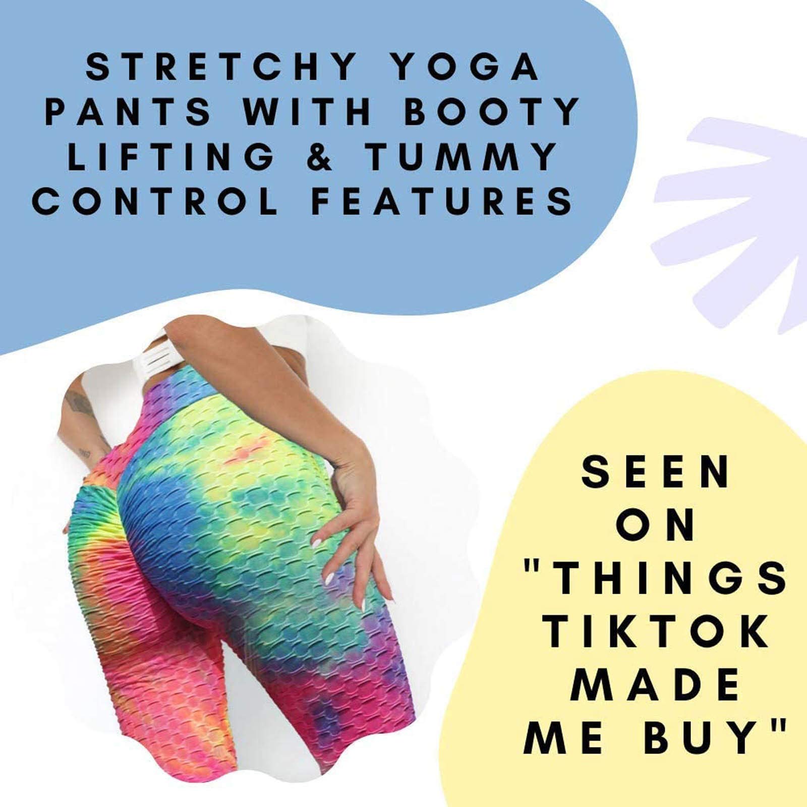 Women's Sexy Leggings Tie Dye Plus Size High Waist Scrunch Bubble Butt Lift Workout Anti Cellulite Yoga Pants