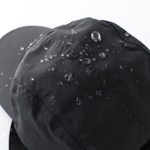 Connectyle Men's Outdoor Winter Earflap Hat Adjustable Water-Resistant Baseball Cap Fleece Lined Warm Dad Hats Black