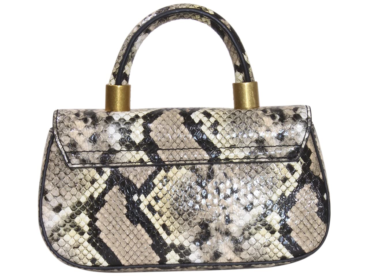 GUESS Nell Micro Mini Flap, Natural Python