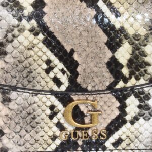 GUESS Nell Micro Mini Flap, Natural Python