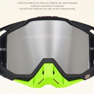 Wind Dust Anti UV Off-road Glasses,Ski Motorcycle Cross-country Sports Riding Glasses,Durable Portable for Outdoor Sports (black)