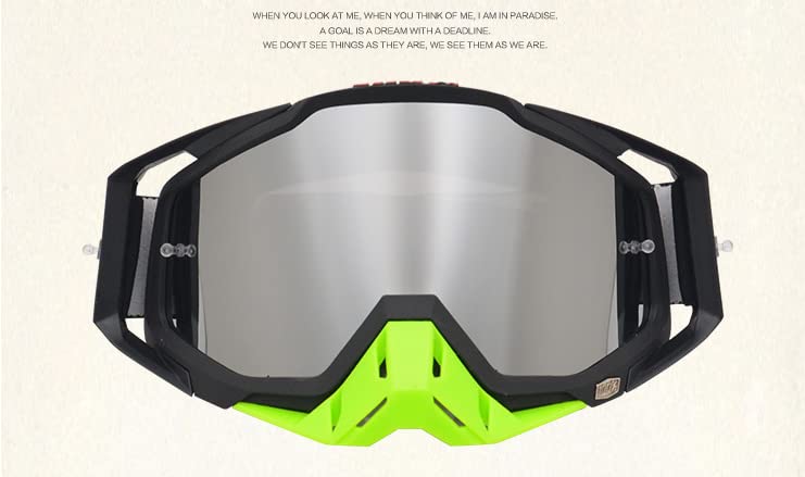 Wind Dust Anti UV Off-road Glasses,Ski Motorcycle Cross-country Sports Riding Glasses,Durable Portable for Outdoor Sports (black)