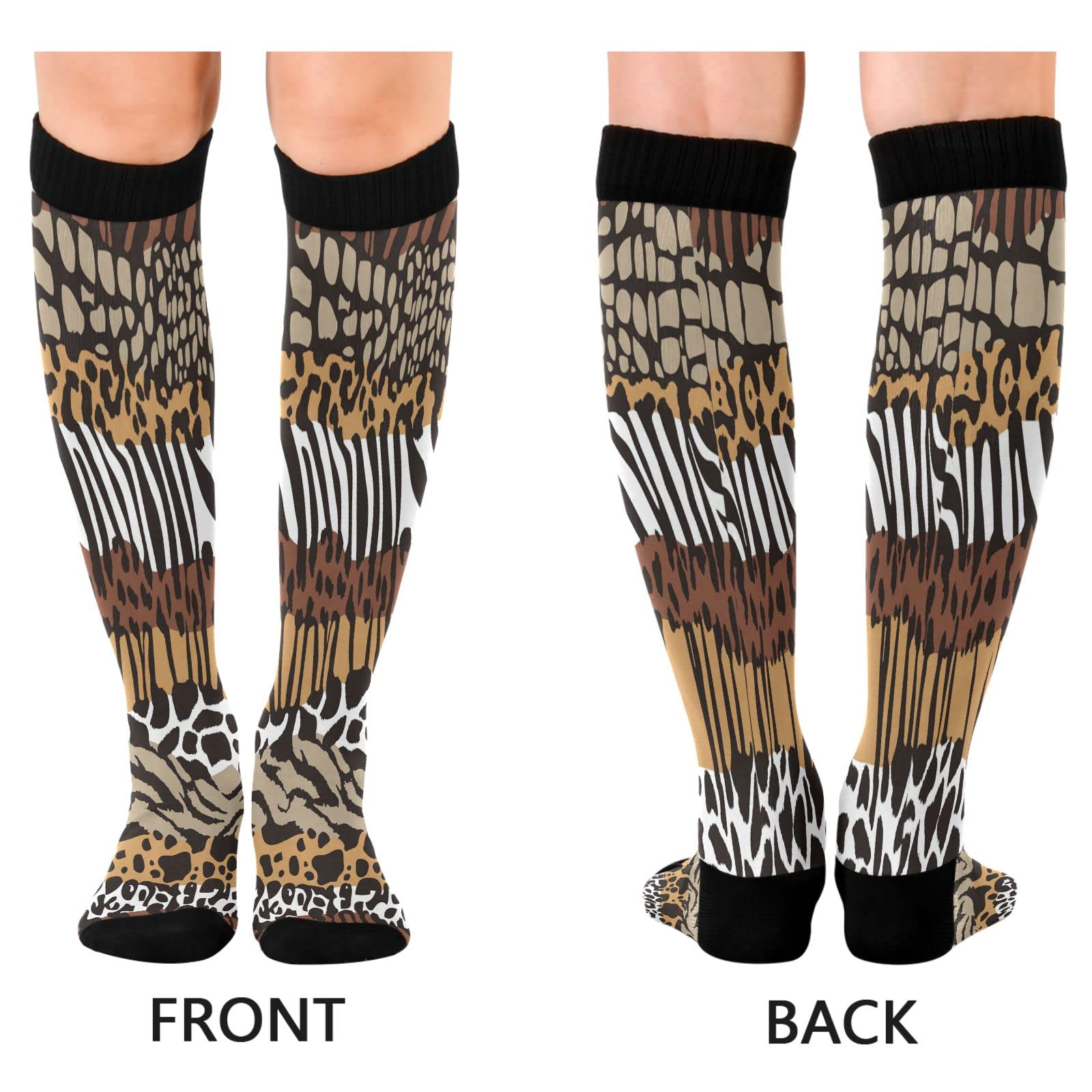 Kigai Animals Print Compression Socks for Women & Men Circulation-Best for Running,Nurse,Travel,Cycling