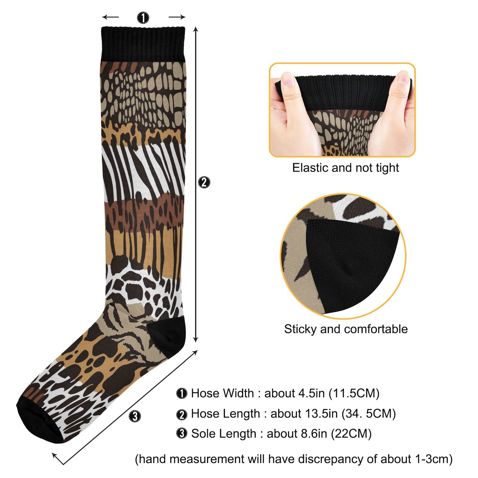 Kigai Animals Print Compression Socks for Women & Men Circulation-Best for Running,Nurse,Travel,Cycling