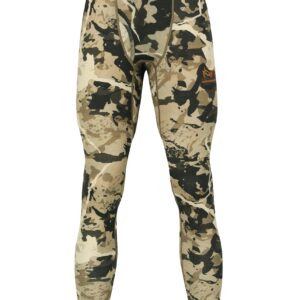 Lichenland Men's Merino Wool Hunting Base Layer Bottom Thermal Underwear Pants