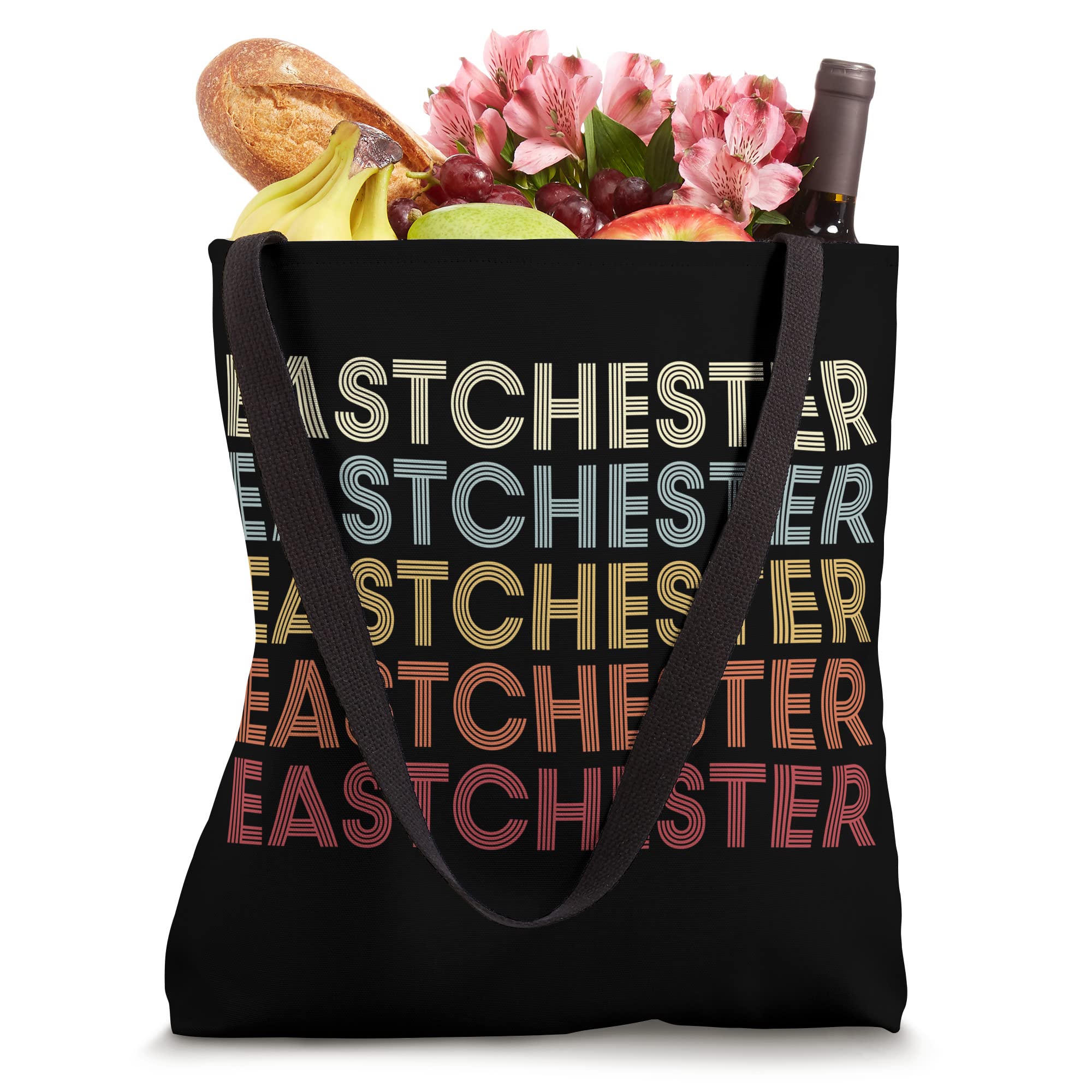 Eastchester New York Eastchester NY Retro Vintage Text Tote Bag