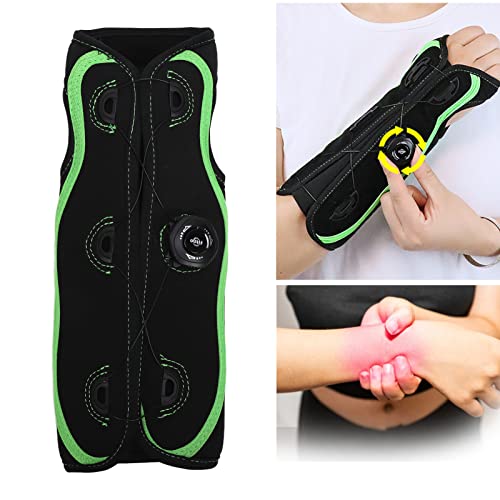 Wrist Spica Splint, Adjustable Reduce Hand Friction Fit Wrist Curve Sprains Forearm Support for Carpal Tunnel Syndrome for Wrist Injuries(M)