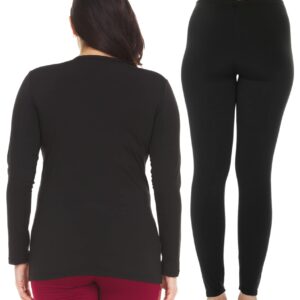 Thermajane Bundle - Women's Thermal Top(Medium) & Bottoms(Small)