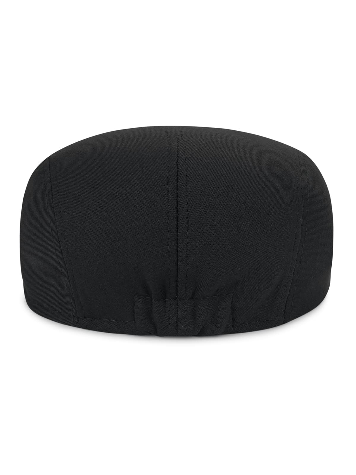 Newsboy Hats for Men Flat Cap Mens Driving Cabbie Cap Classic Soft Breathable Adjustable Fitted Hat Black Beret Mens