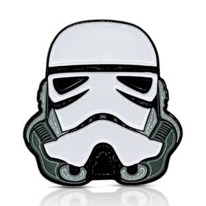 The Birdie Lounge Trooper Golf Ball Marker – Premium Enamel Golf Accessories – 1.25” x 2mm Golf Ball Marker – Custom Designed with Magnetic Hat Clip – for Personalizing Your Golf Game