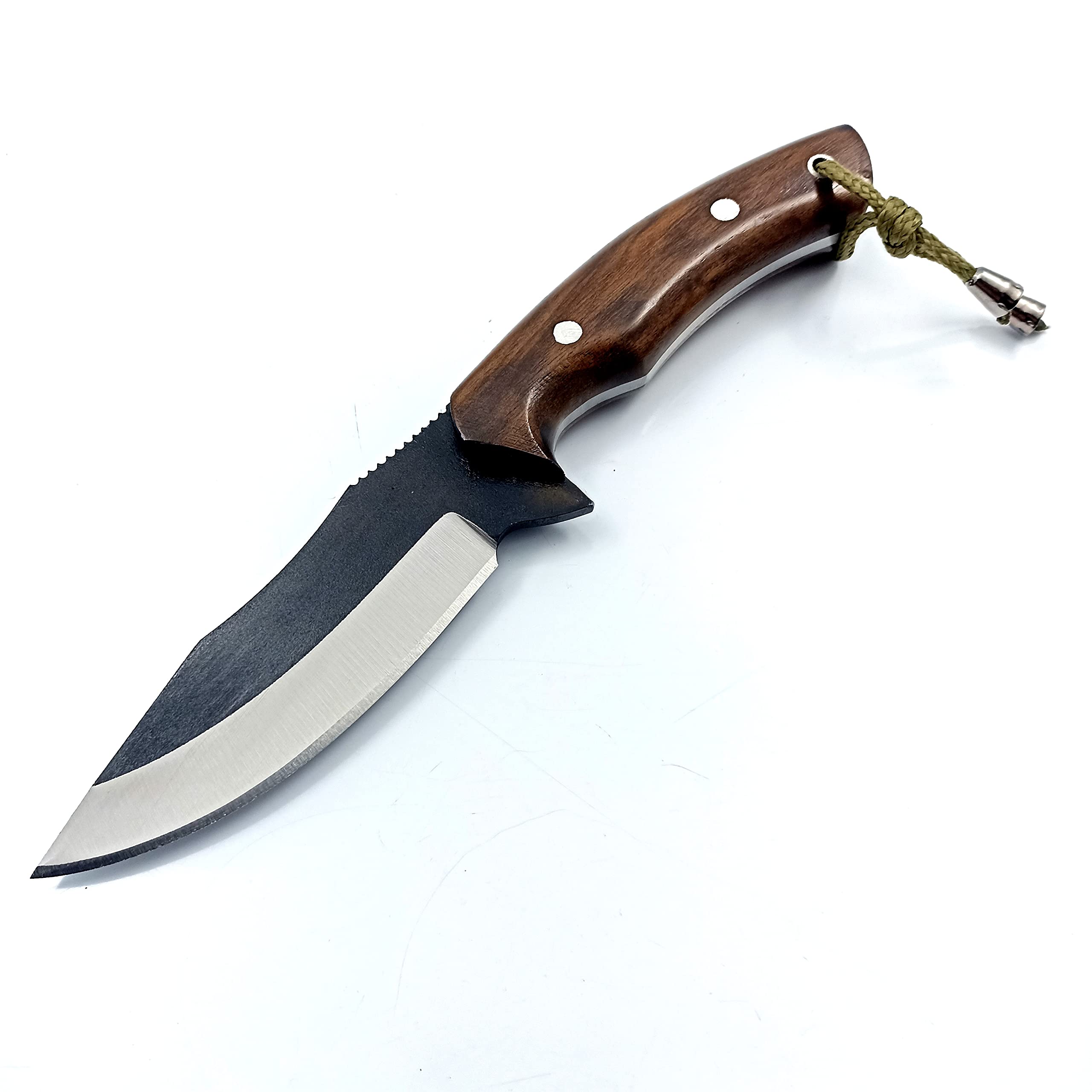 Handmade Steel Hunting Knife - Leather Knife Sheath - Tactical Fixed Blade Bushcraft Knife , Knives Men , Survival Knife , Camping Knife , Full Tang Blade