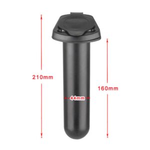 Kayak Fishing Rod Holder, Kayak Deck Plastic Flush Mount Fishing Boat Rod Holders, Fishing Tackle Accessory Tool