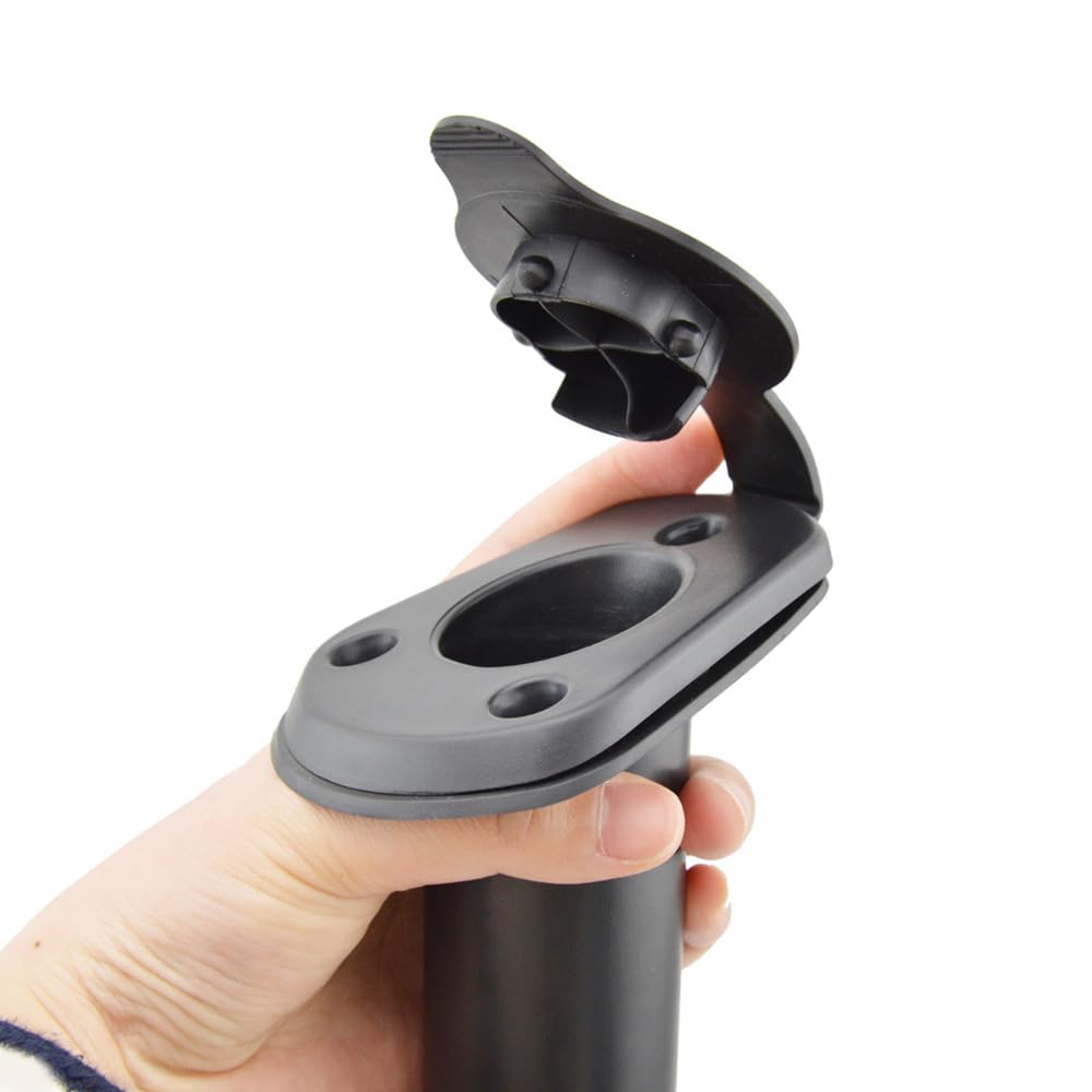 Kayak Fishing Rod Holder, Kayak Deck Plastic Flush Mount Fishing Boat Rod Holders, Fishing Tackle Accessory Tool