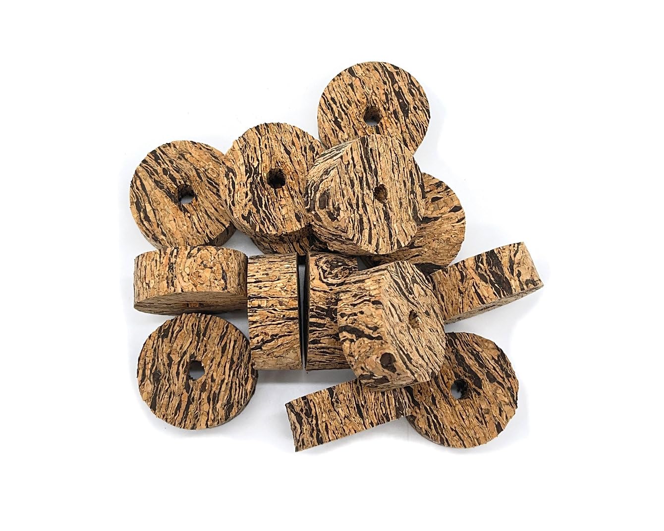 Rod Building Cork Rings, 25 Pack,, Cactus Vertical