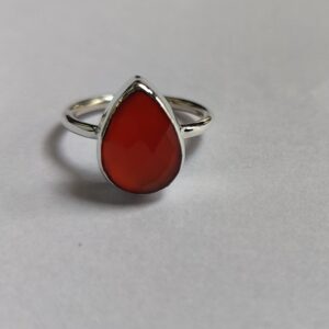 Handmade Jewelry, Carnelian Ring, Ring for Women, 925 Solid Sterling Silver Ring, Boho Ring, Statement Ring, Carnelian Gemstone, Women Ring, Gift for Her (925 Solid Silver, 8.50)