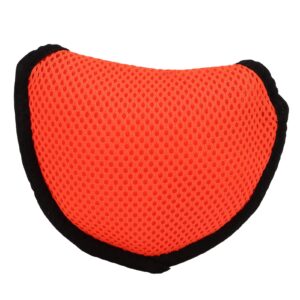 Golf Head Cover Protector Bag, Portable Washable Mallet Putter Protector Bag Woven Durable with Fastening Tape for Protecting Club(Orange)