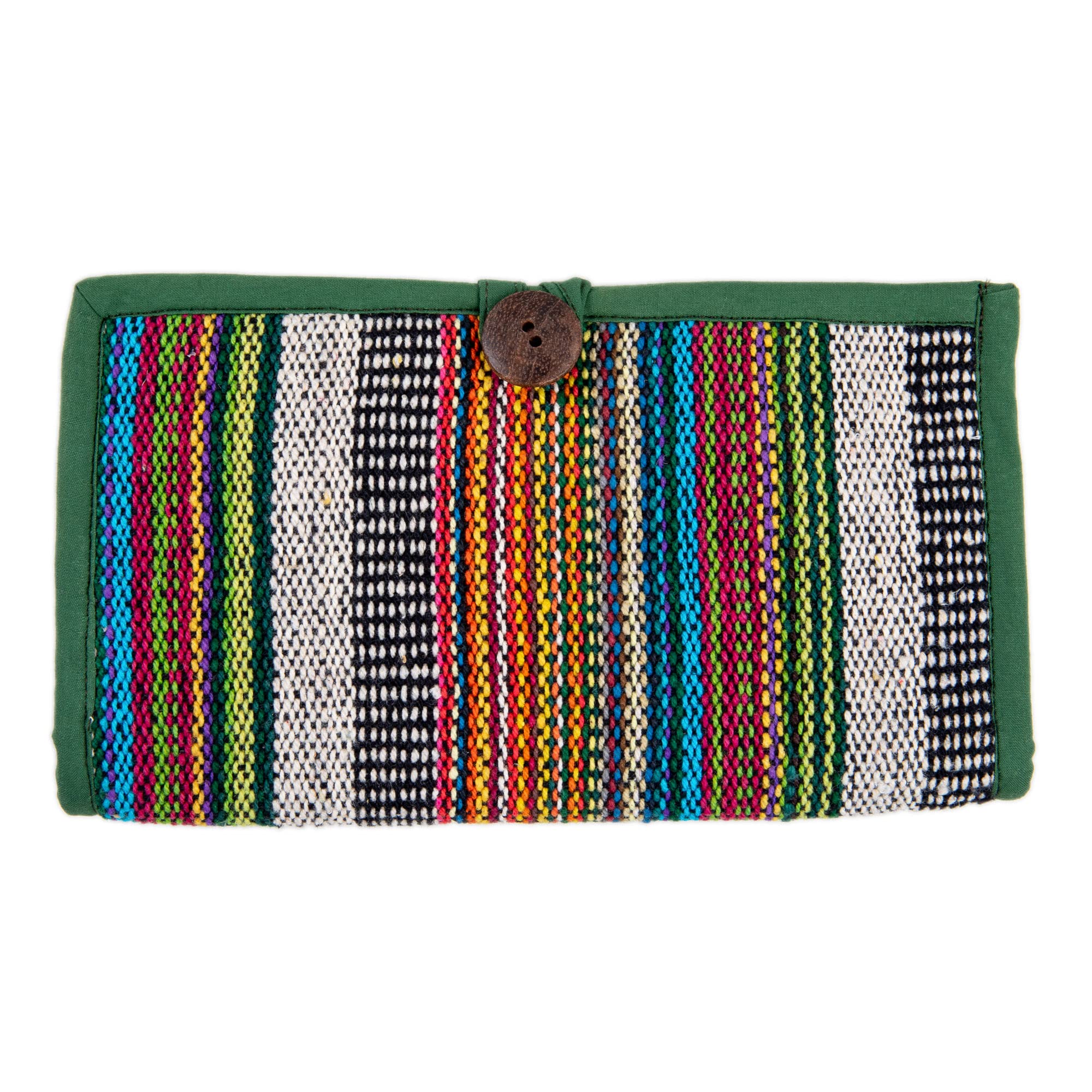 Freakmandu Collections Women's Wallet Vegan - Handmade Bifold Wallet 100% Cotton Made in Nepal