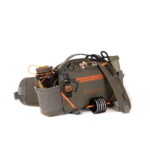 fishpond elkhorn lumbar pack fly fishing waist pack (pebble)