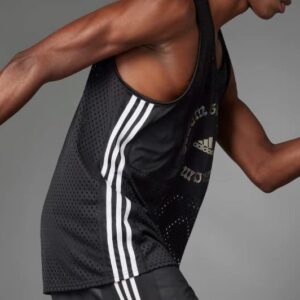 adidas Men's Running Break The NORM Tank TOP Black Size M