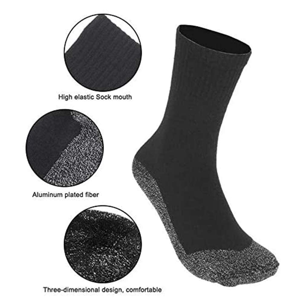 35 Degrees Ultimate Comfort Socks, Supersoft Unique Socks Liner in Black Thermal, Mens Heat Holders The Ultimate Thermal Sock (1 Pairs,one size)