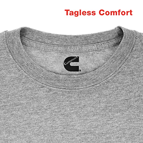 Cummins mens Cummins Long Sleeve T Shirt, Gray, X-Large US