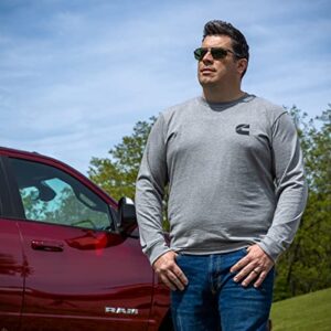 Cummins mens Cummins Long Sleeve T Shirt, Gray, X-Large US