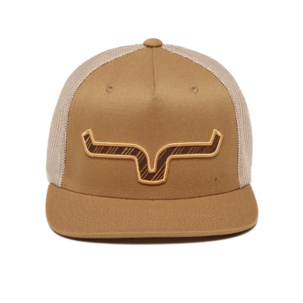 Kimes Ranch Unisex Caps Nite Train Cap 5-Panel Adjustable Mesh Back Snapback Hat/WW Brown