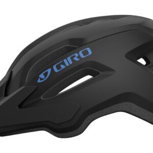 Giro Fixture II MIPS Mountain Bike Helmet for Men, Women, Kids, and Adults – Matte Black/Blue Logo, Universal Youth (50-57cm)