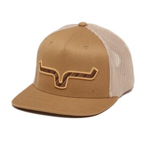 kimes ranch unisex caps nite train cap 5-panel adjustable mesh back snapback hat/ww brown