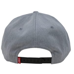 Kimes Ranch Caps Panel Ghost Face Cap Adjustable Snapback Hat/Charcoal Heather