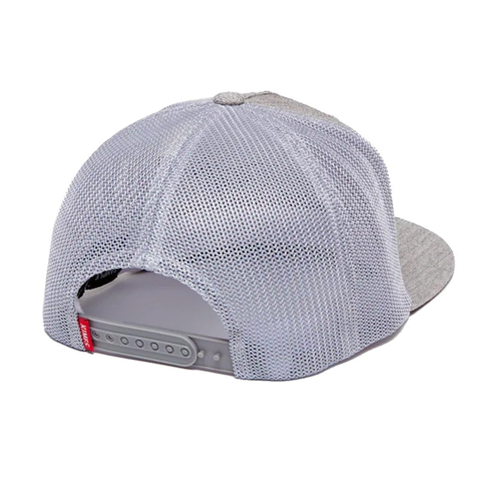 Kimes Ranch Unisex Caps Nite Train Cap 5-Panel Adjustable Mesh Back Snapback Hat/Grey Heather