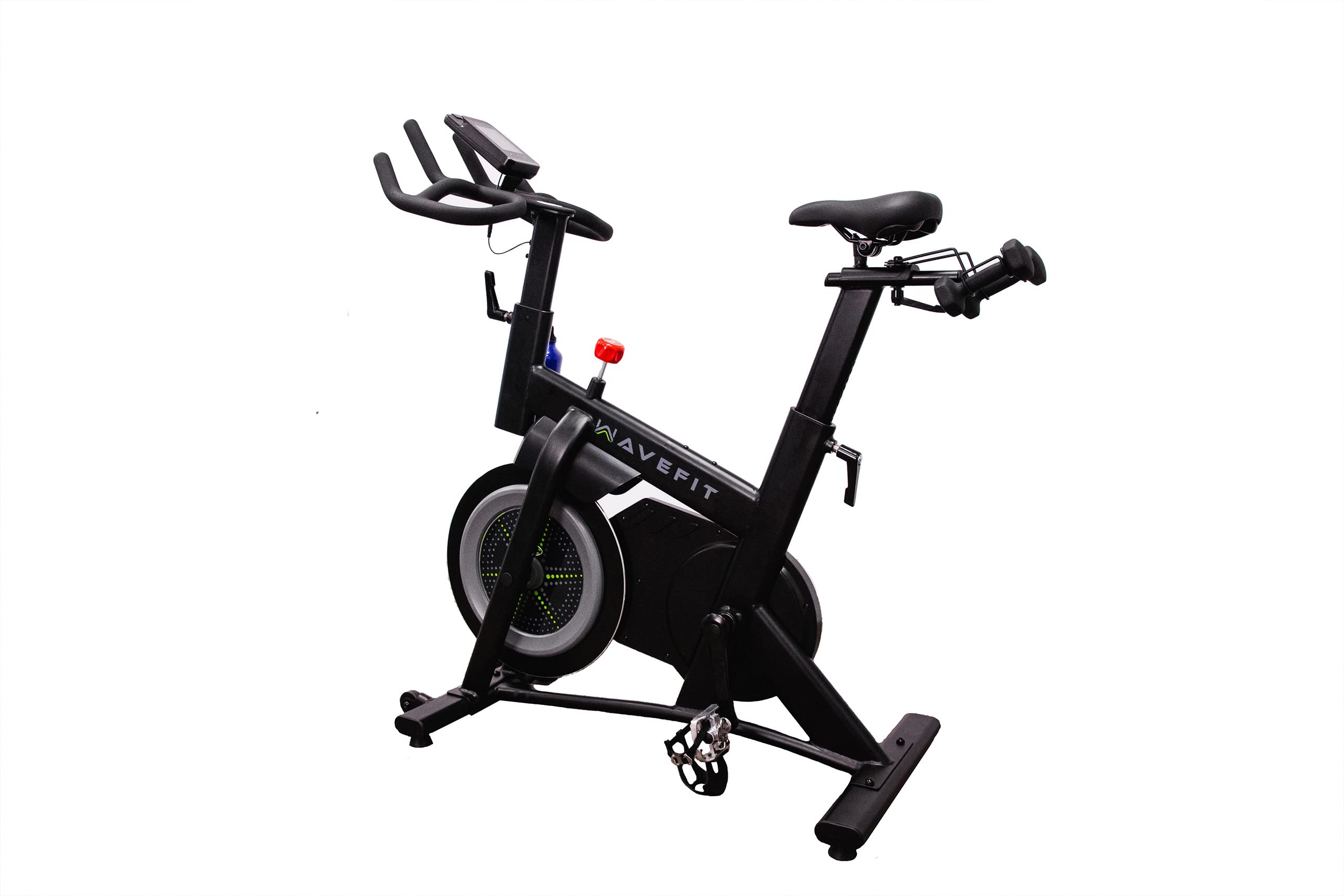 WaveFit B300 Surge Series Indoor Cycle Home Stationary Exercise Bike with 30-Lb Flywheel, Bluetooth Connectivity and Built-in Fitness Metrics Tracking, 275 lb Weight Capacity