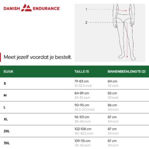 DANISH ENDURANCE Merino Wool Base Layer Pants for Men, Thermal Long Johns, Dark Grey, M