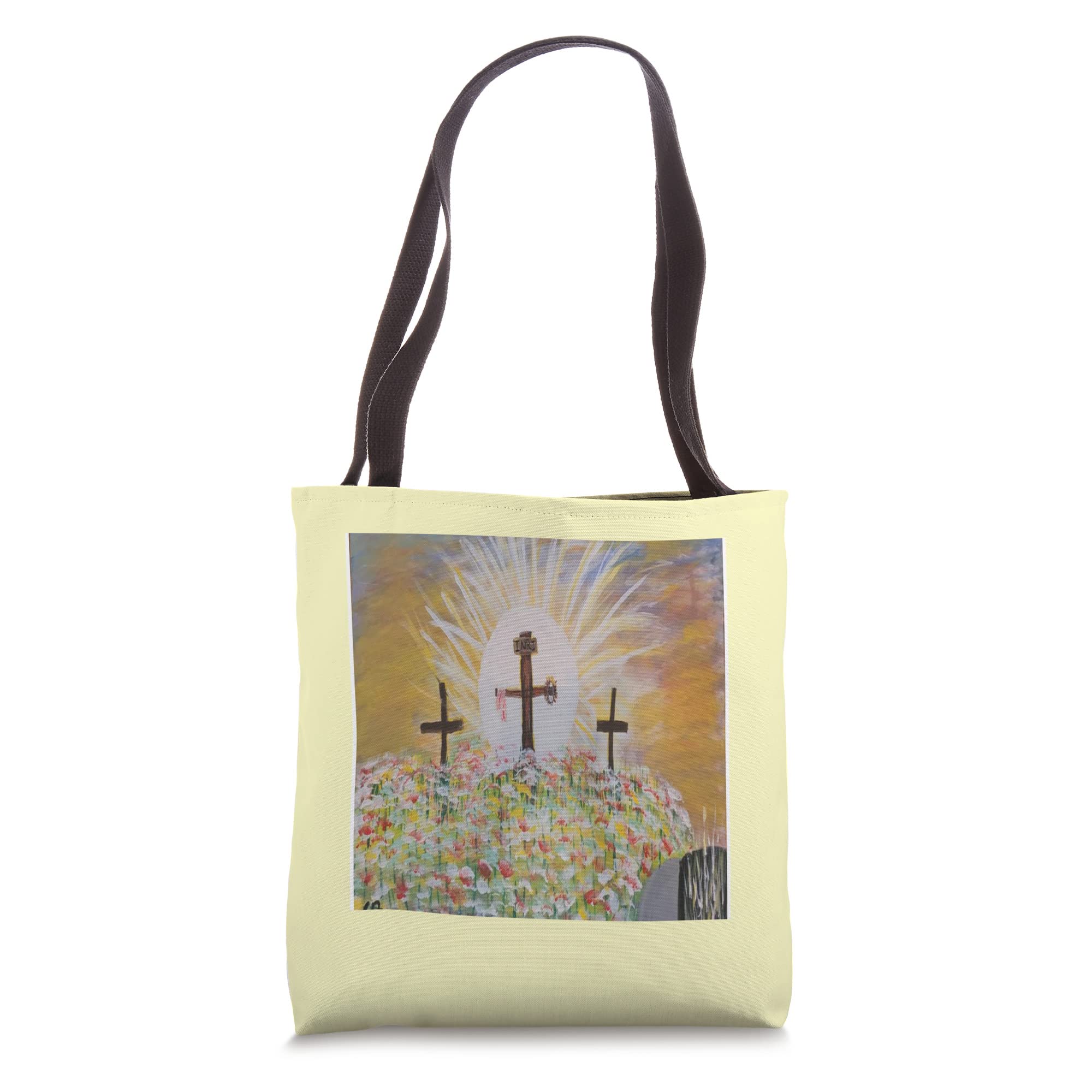 3 Crosses signature design by Shirley B Designs Tote Bag Tote Bag