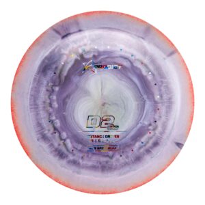 Prodigy Disc AIR Spectrum D2 Pro | Maximum Distance Disc Golf Driver | Overstable in All Conditions | New Swirly Lightweight Plastic | Comparable Flight to Innova Destroyer | Colors May Vary